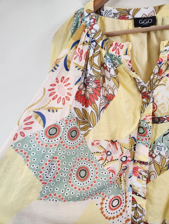 Gigio Patchwork Flowy Dress - Picture 5 of 9